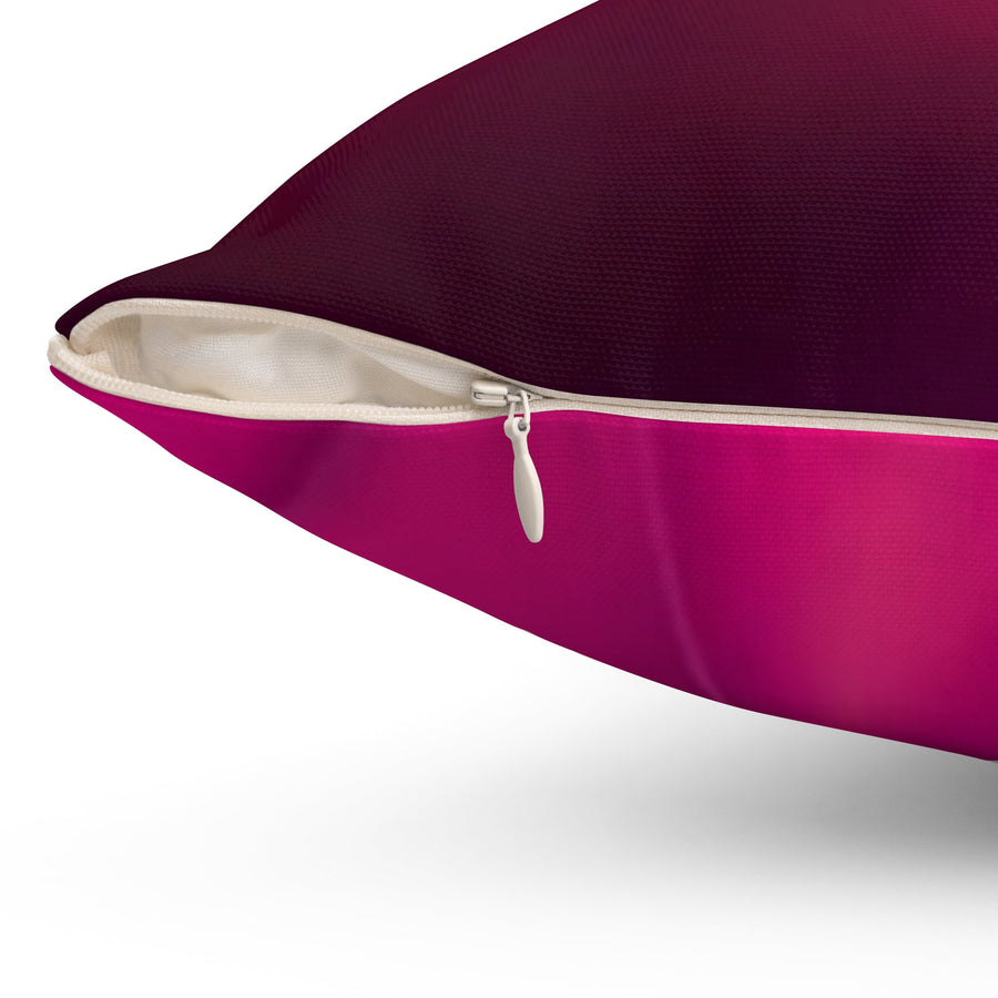 Spun Polyester Square Pillow-Purple and Magenta-themed Square Pillow