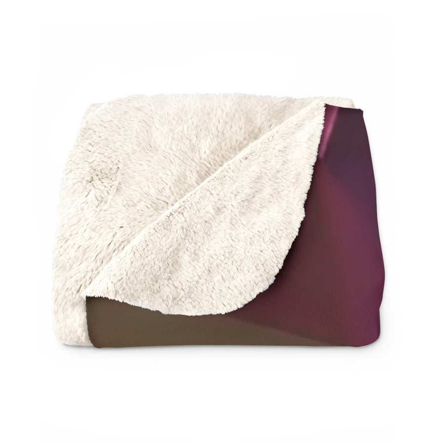 Sherpa Fleece Blanket-Rainbow Geo-