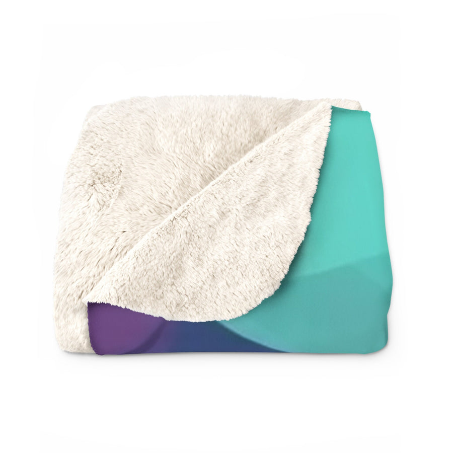 Sherpa Fleece Blanket-Geo-Themed Sherpa Blanket
