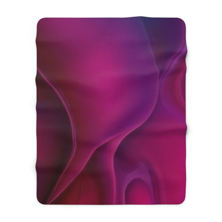 Sherpa Fleece Blanket-Radiant Luxury with Our Purple and Magenta Sherpa Blanket