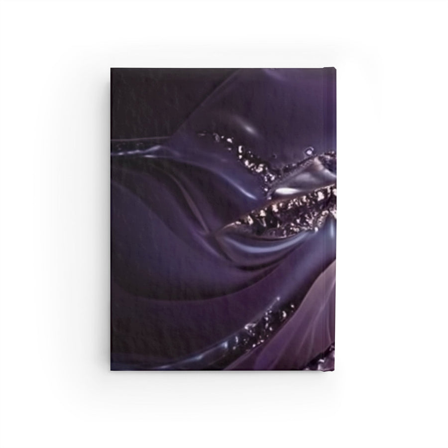 Journal - Ruled Line- Purple Glitter and Pearl