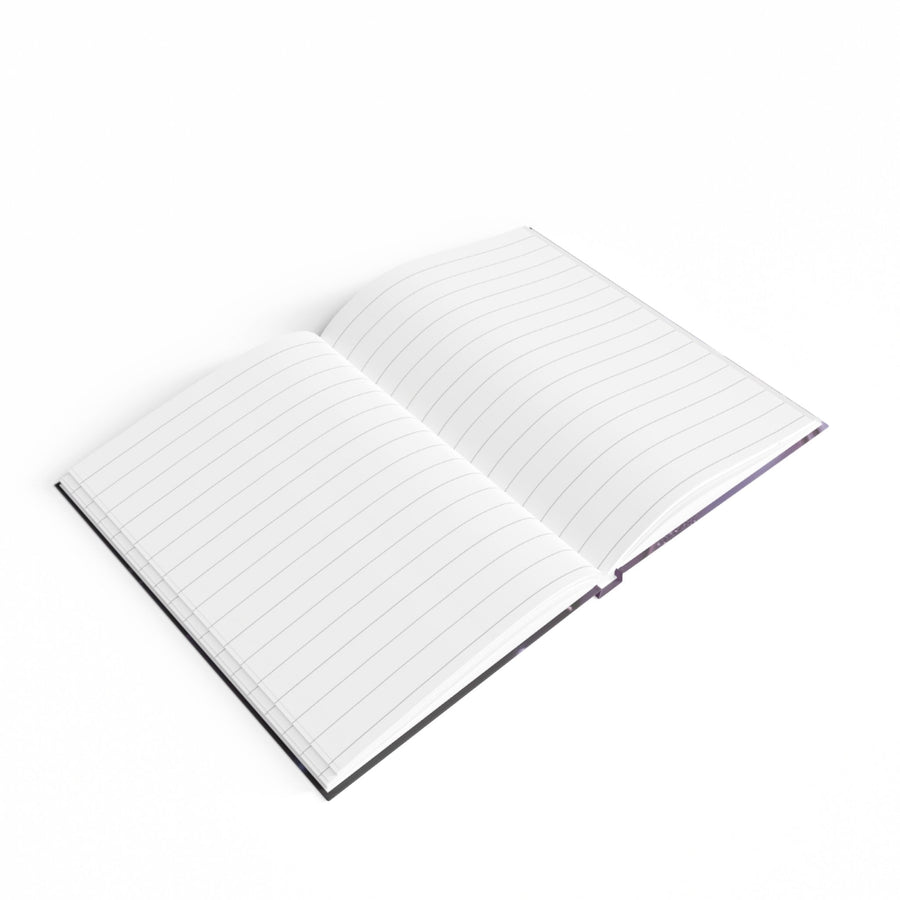 Journal - Ruled Line- Purple Glitter and Pearl