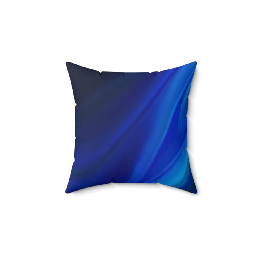 Spun Polyester Square Pillow- 4 sizes -Shades of Blue