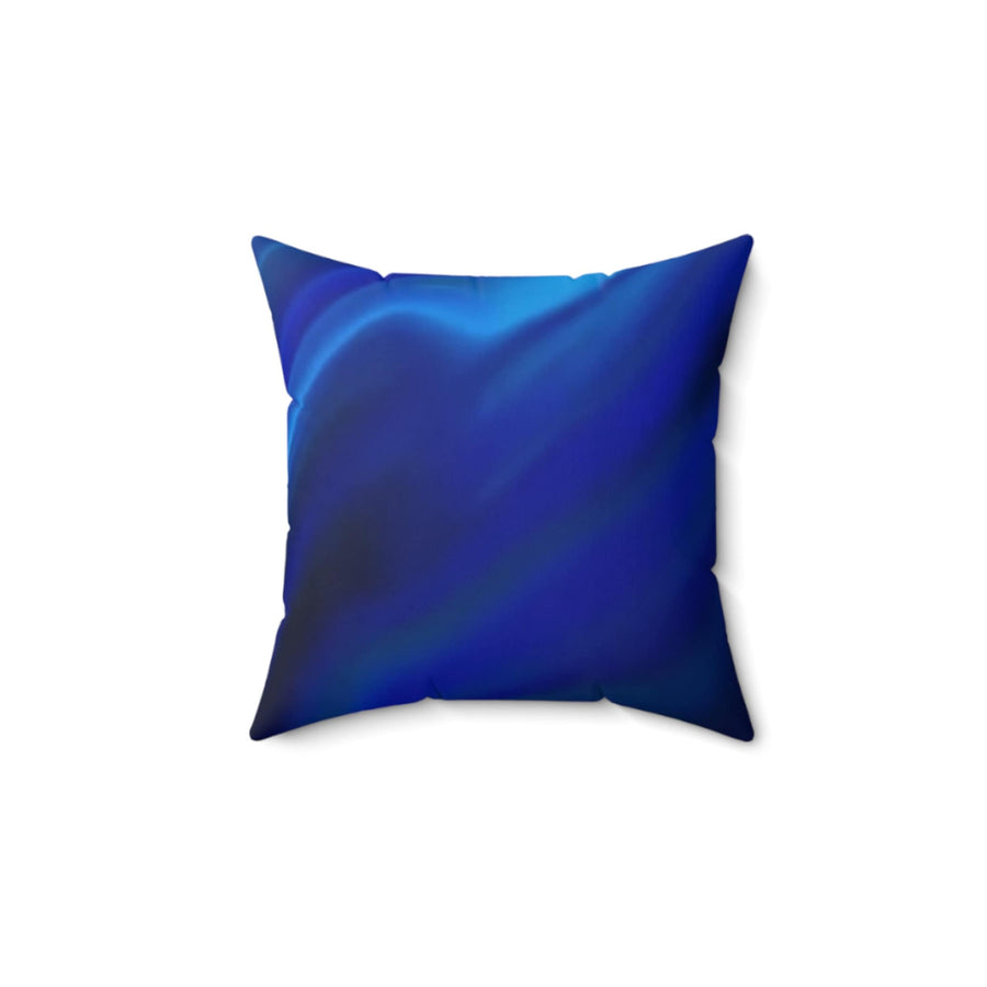 Spun Polyester Square Pillow- 4 sizes -Shades of Blue