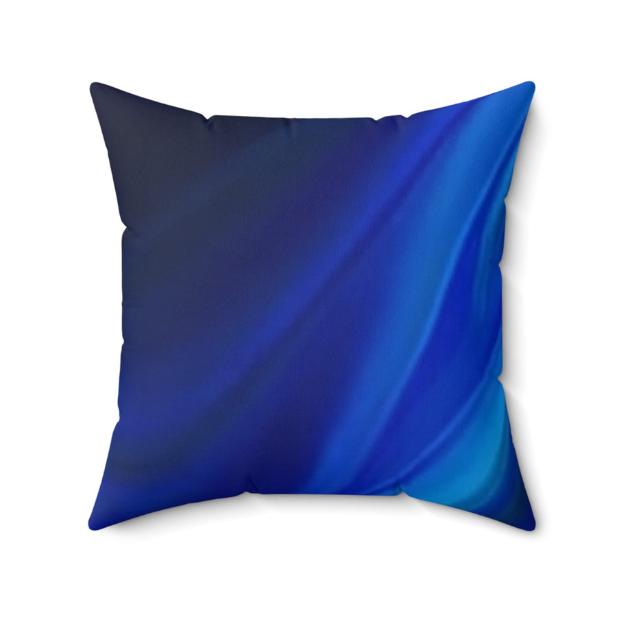 Spun Polyester Square Pillow- 4 sizes -Shades of Blue