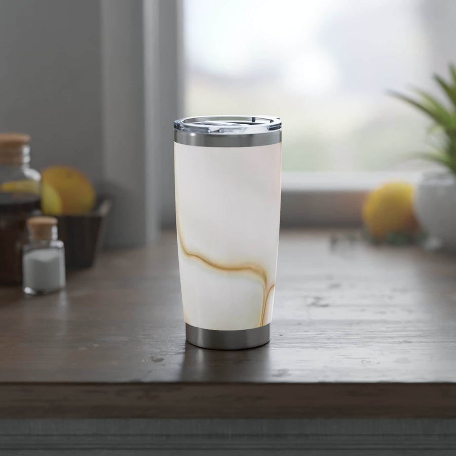 Vagabond 20oz Tumbler-Cream, Caramel and Pearl.