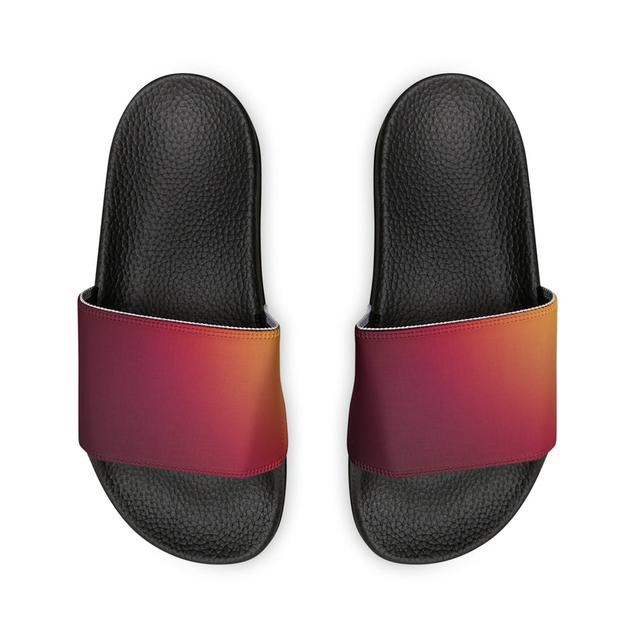 Women&#39;s PU Slide Sandals-Sunset