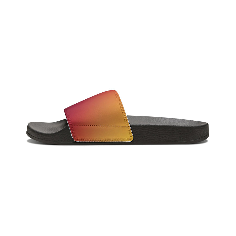 Women&#39;s PU Slide Sandals-Sunset
