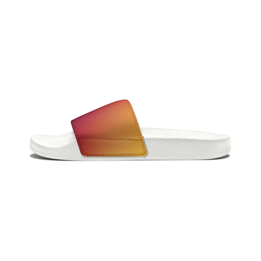 Women&#39;s PU Slide Sandals-Sunset