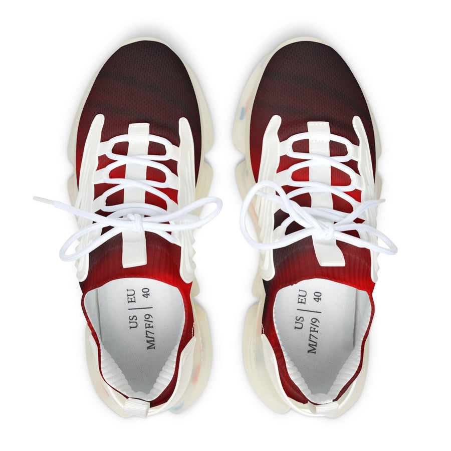 Women&#39;s Mesh Sneakers -Red Ombre