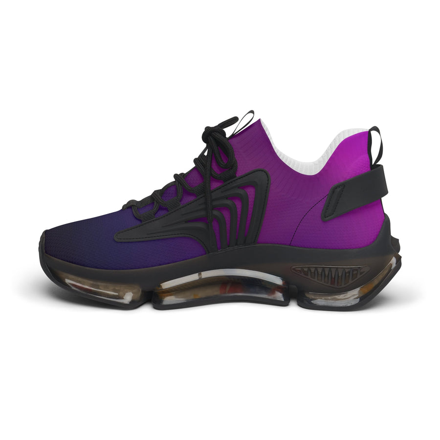 Women&#39;s Mesh Sneakers- Blue and Purple Ombre