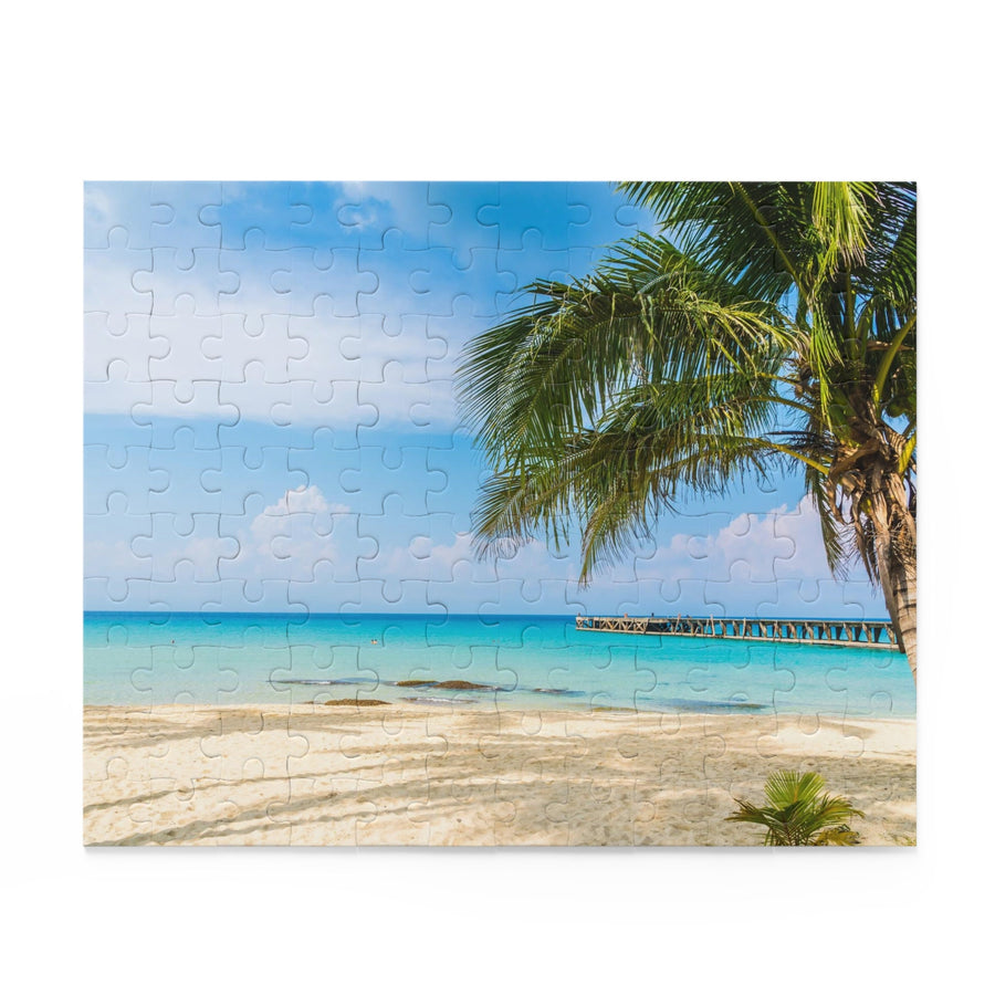 Puzzle (120, 252, 500-Piece)-Beach Tropical Oasis