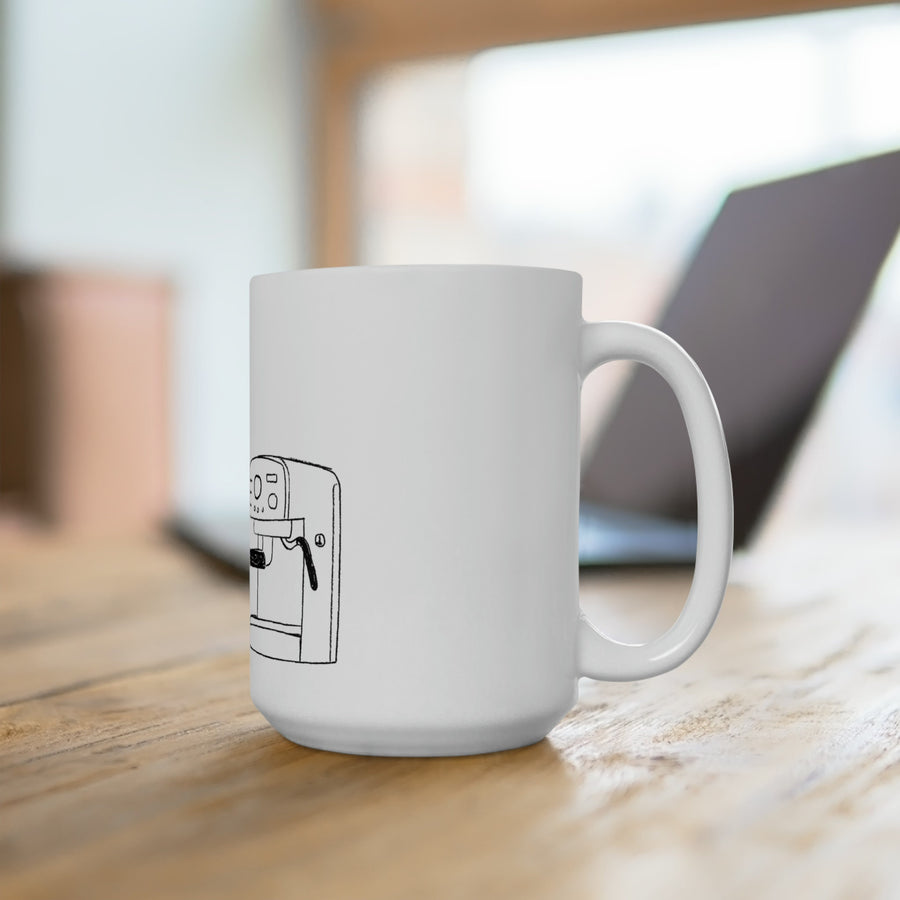 Rise & Grind Ceramic Mug 15oz