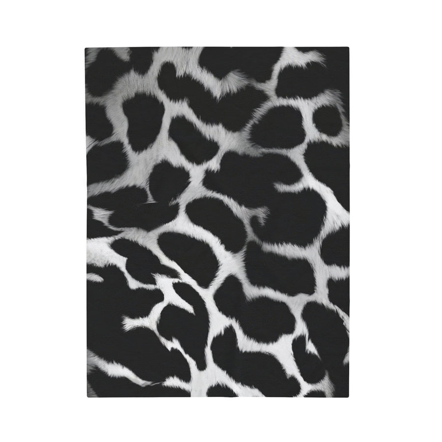 Velveteen Plush Blanket-Dalmatian Print