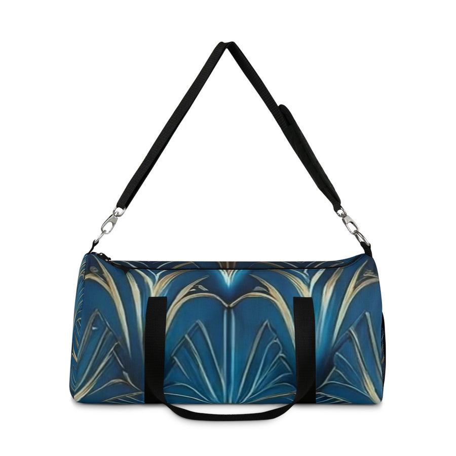 Duffel Bag-Blue & Gold Luggage