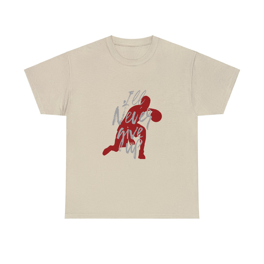 Unisex Heavy Cotton Tee- Ill Never Give Up