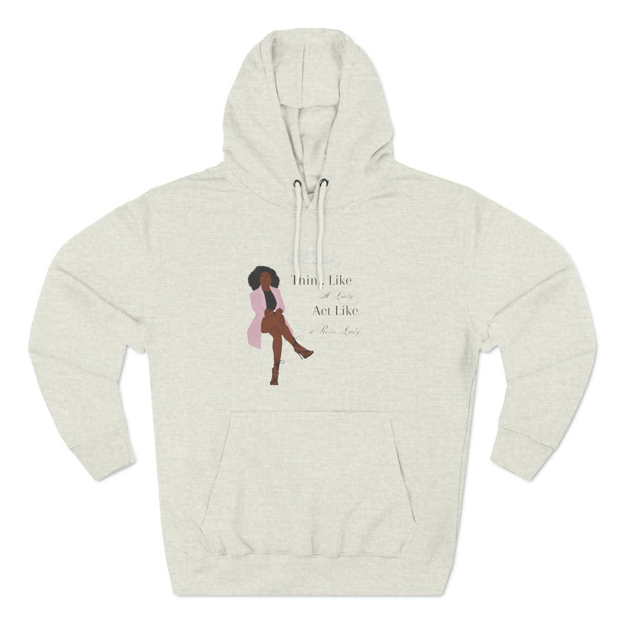 Unisex Premium Pullover Hoodie-Think like a Lady