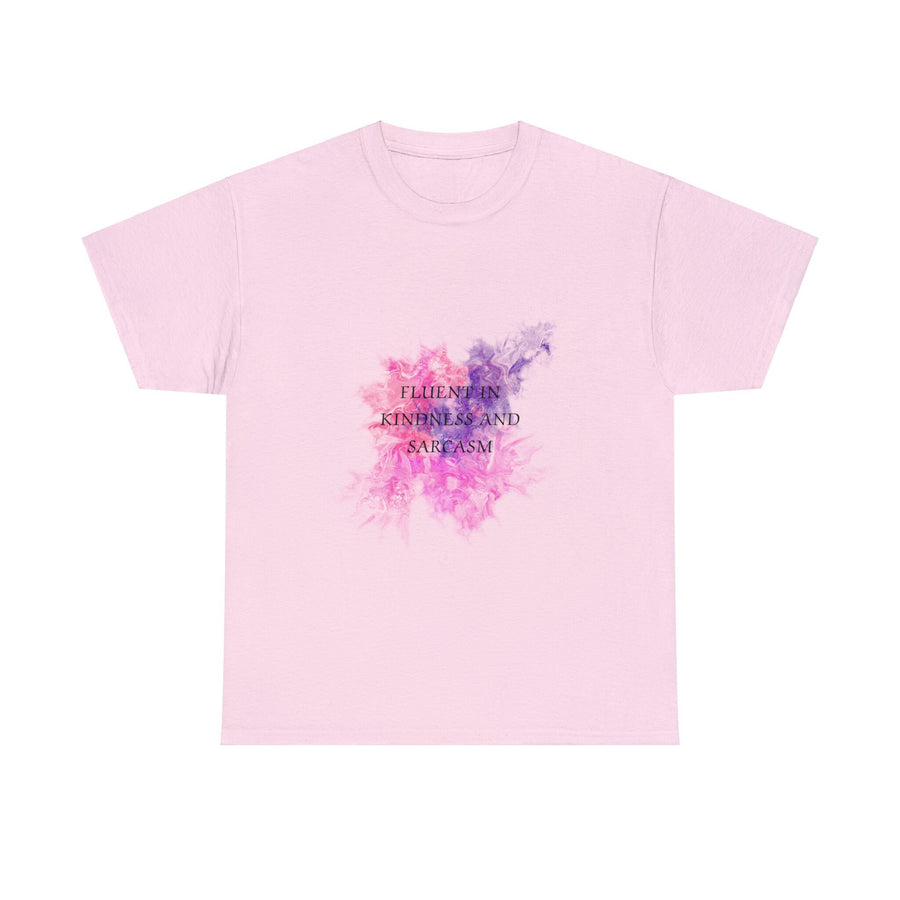 Unisex Heavy Cotton Tee-Fluent in Kindness and Sarcasm