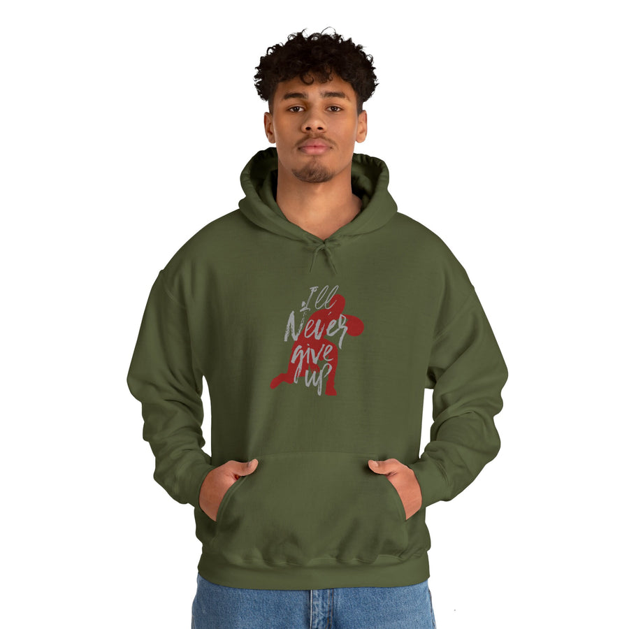 Unisex Heavy Blend™ Hooded Sweatshirt- I&#39;ll Never Give up