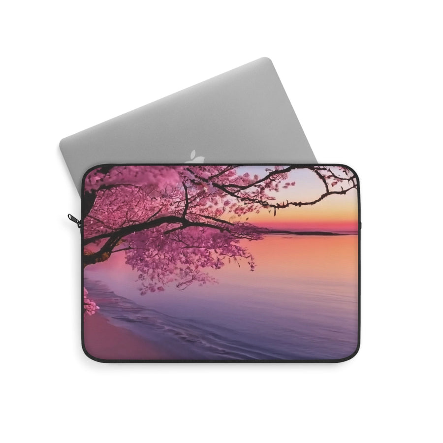 Laptop Sleeve-Sunset Cherry Blossom
