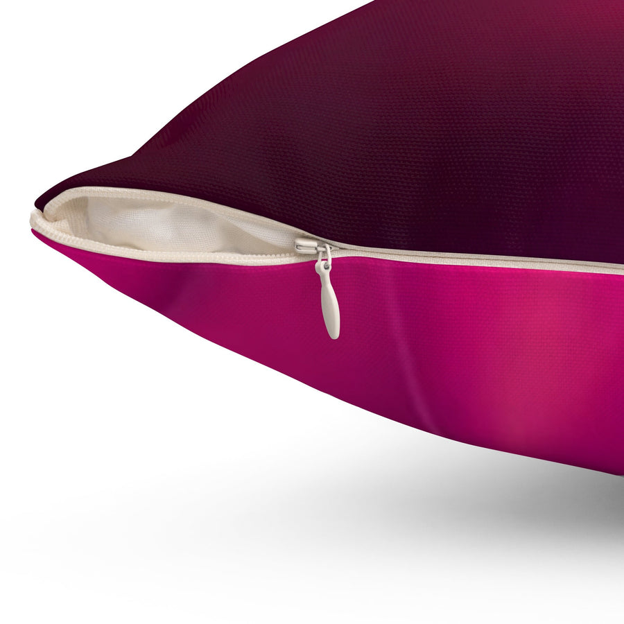 Spun Polyester Square Pillow-Purple and Magenta-themed Square Pillow