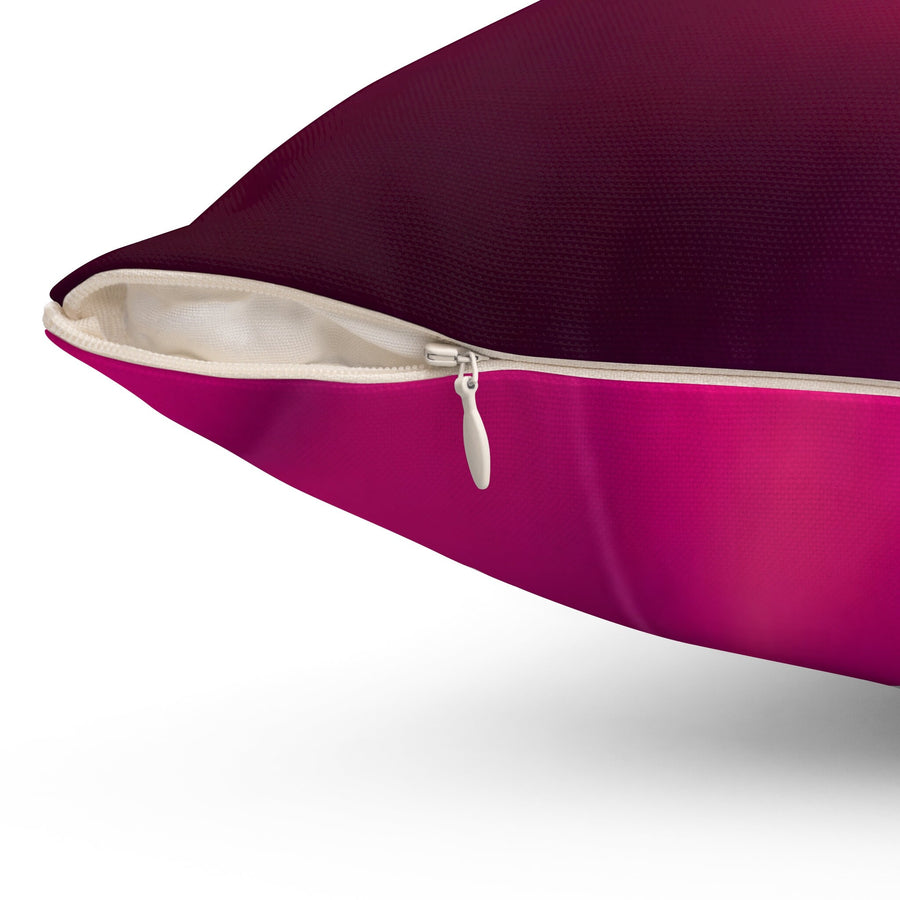 Spun Polyester Square Pillow-Purple and Magenta-themed Square Pillow