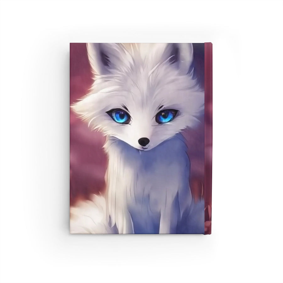 Journal - Ruled Line-White Fox Cub-Be Courageous