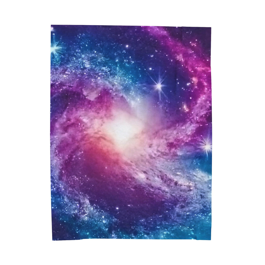Velveteen Plush Blanket-Galaxy