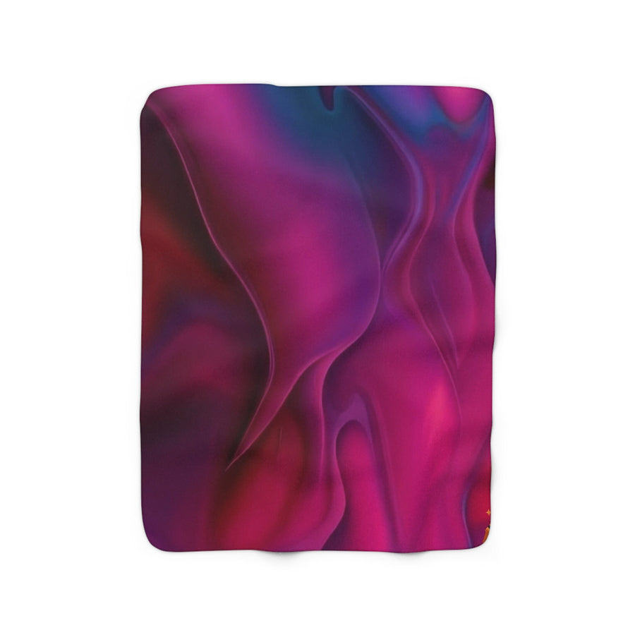 Sherpa Fleece Blanket-Radiant Luxury with Our Purple and Magenta Sherpa Blanket