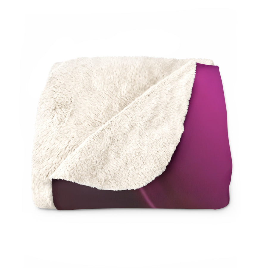 Sherpa Fleece Blanket-Radiant Luxury with Our Purple and Magenta Sherpa Blanket