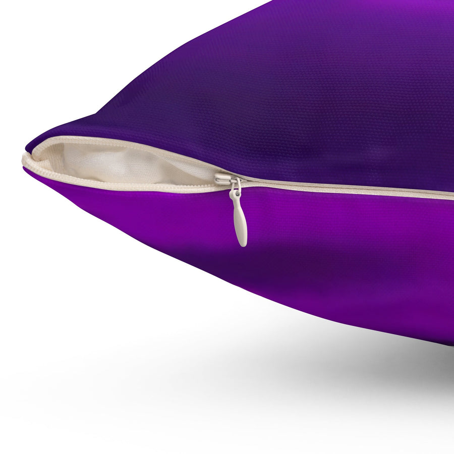 Spun Polyester Square Pillow-Majestic Elegance