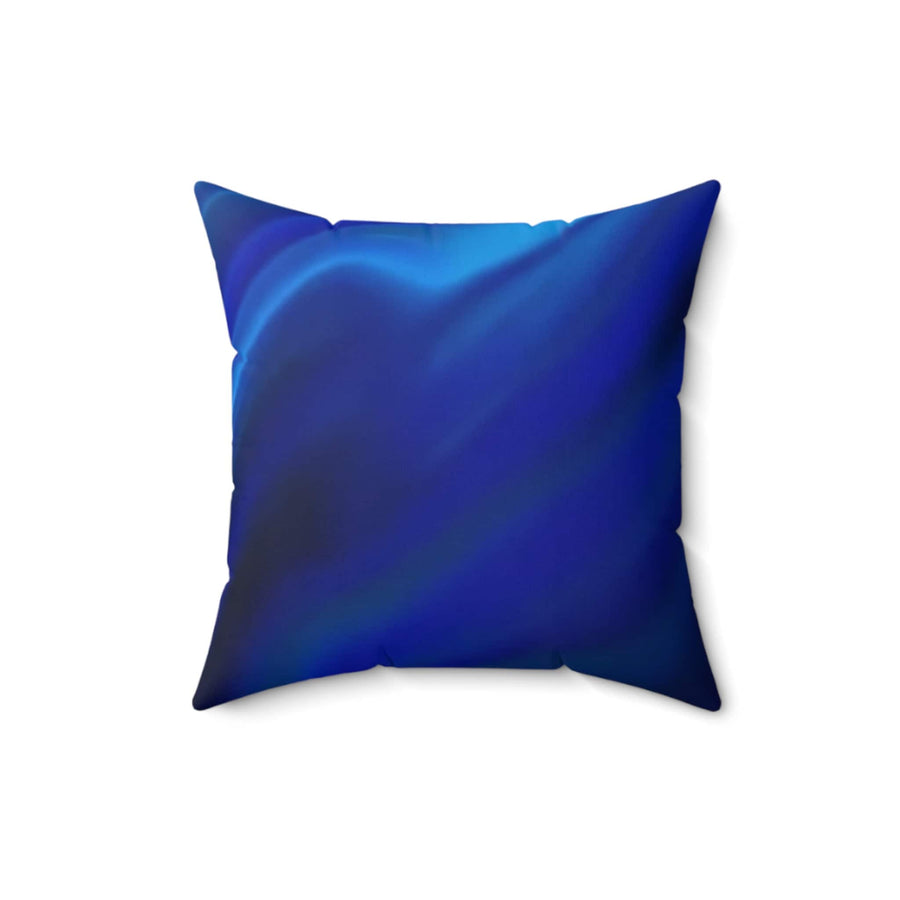 Spun Polyester Square Pillow- 4 sizes -Shades of Blue