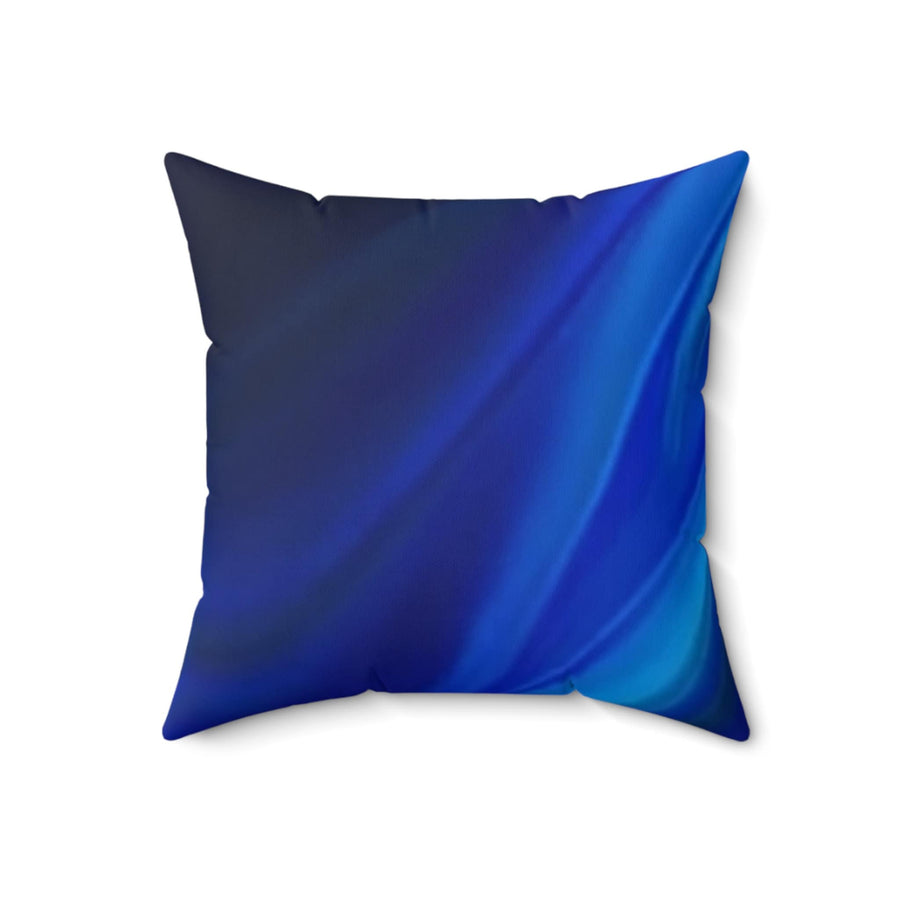 Spun Polyester Square Pillow- 4 sizes -Shades of Blue