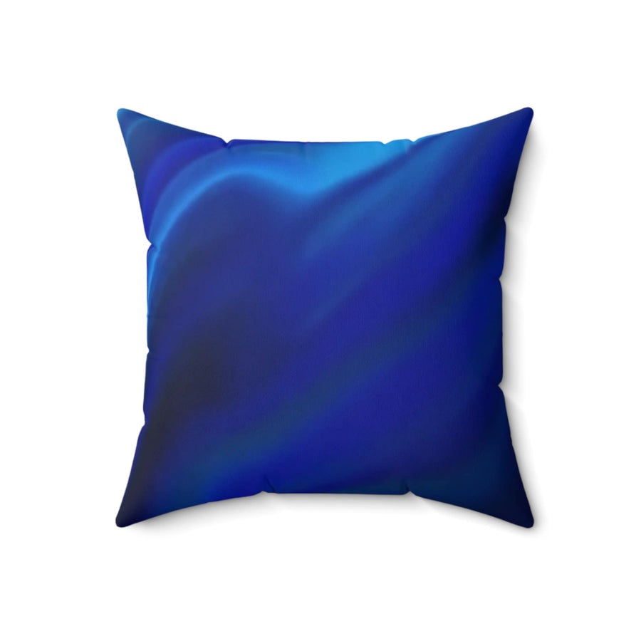 Spun Polyester Square Pillow- 4 sizes -Shades of Blue