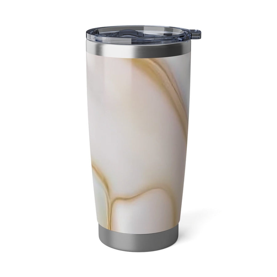 Vagabond 20oz Tumbler-Cream, Caramel and Pearl.