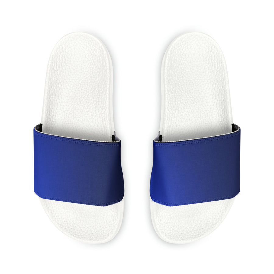 Women&#39;s PU Slide Sandals- The Blues