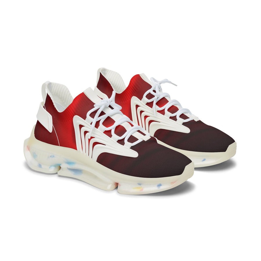 Women&#39;s Mesh Sneakers -Red Ombre