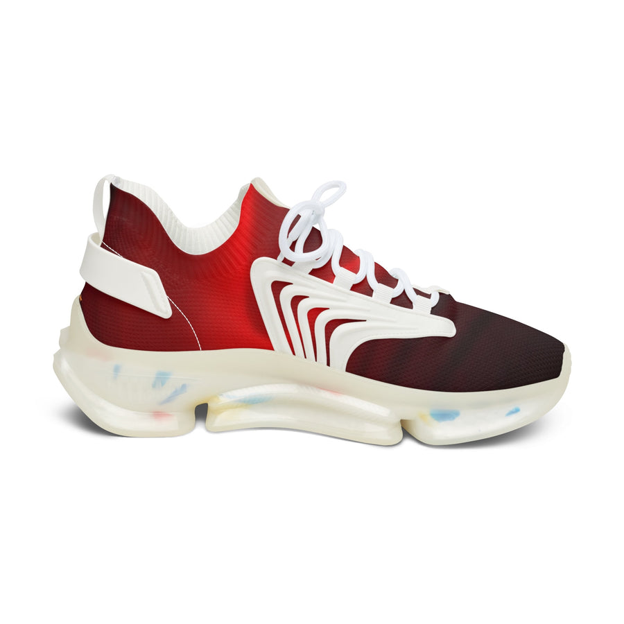 Women&#39;s Mesh Sneakers -Red Ombre