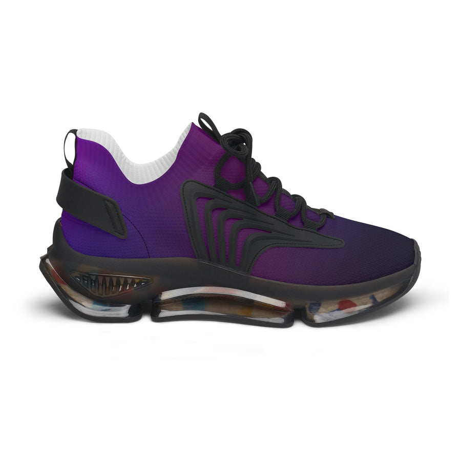 Women&#39;s Mesh Sneakers- Blue and Purple Ombre