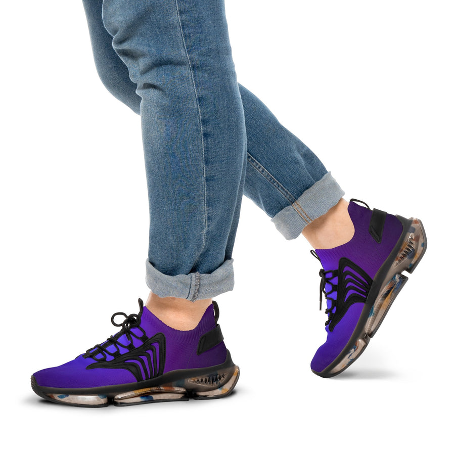 Men&#39;s Mesh Sneakers-Blue Purple Blur