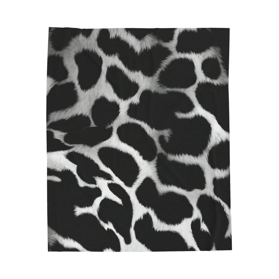 Velveteen Plush Blanket-Dalmatian Print