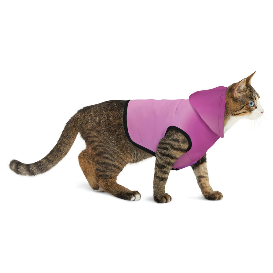 Pet Hoodie-Pink and Purple abstract