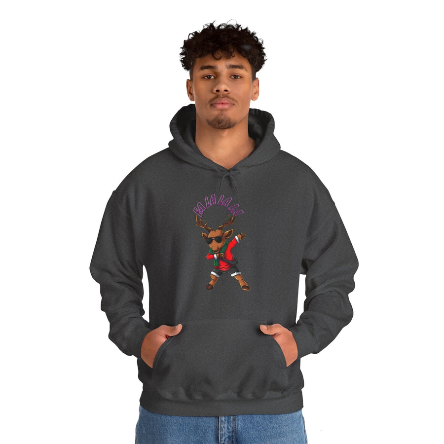 Unisex Heavy Blend™ Hooded Sweatshirt -Reindeer Dabbing Fa LaLaLa