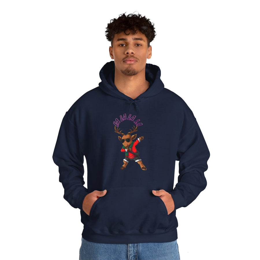 Unisex Heavy Blend™ Hooded Sweatshirt -Reindeer Dabbing Fa LaLaLa