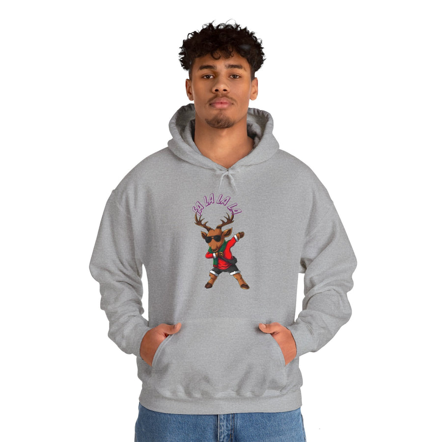 Unisex Heavy Blend™ Hooded Sweatshirt -Reindeer Dabbing Fa LaLaLa