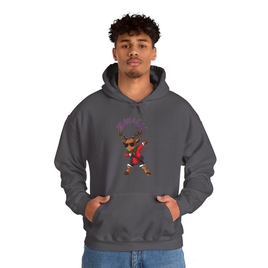 Unisex Heavy Blend™ Hooded Sweatshirt -Reindeer Dabbing Fa LaLaLa