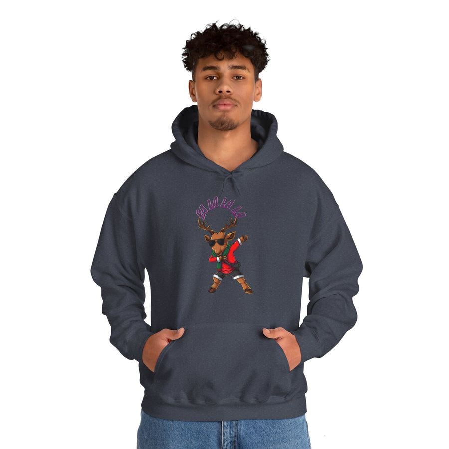 Unisex Heavy Blend™ Hooded Sweatshirt -Reindeer Dabbing Fa LaLaLa