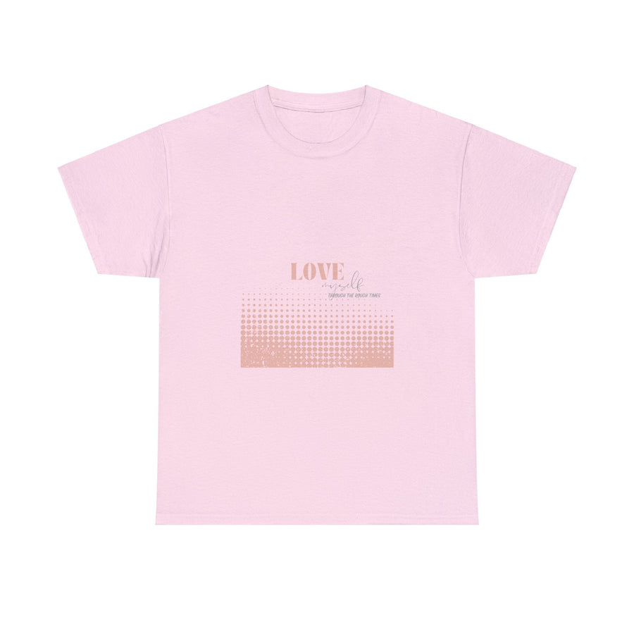 Unisex Heavy Cotton Tee-Love Myself through the Rough Times