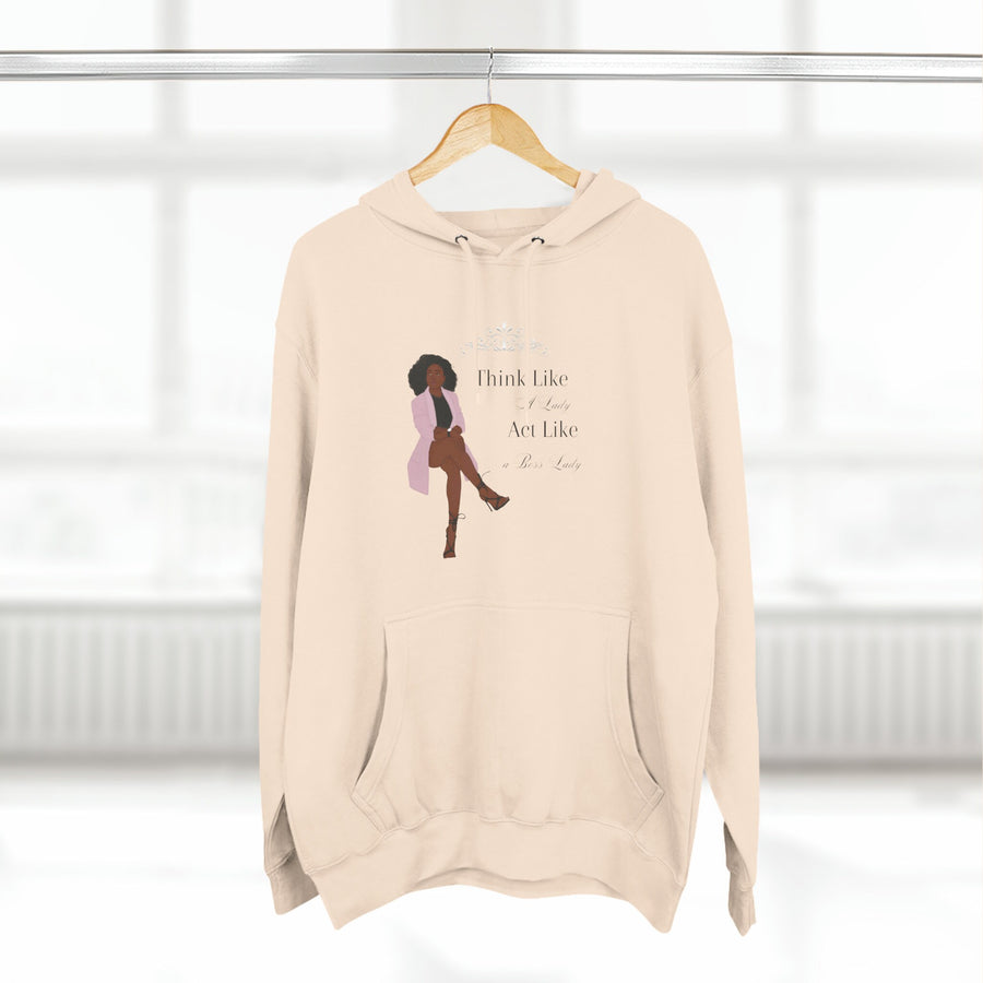 Unisex Premium Pullover Hoodie-Think like a Lady