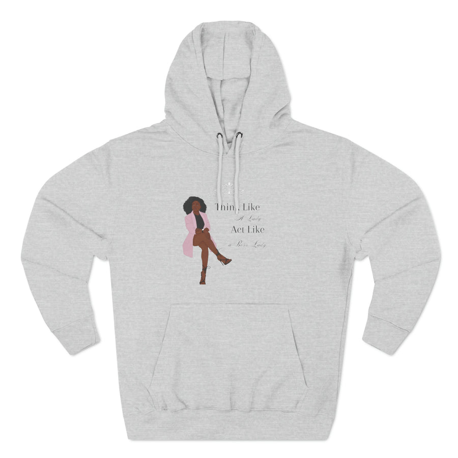 Unisex Premium Pullover Hoodie-Think like a Lady